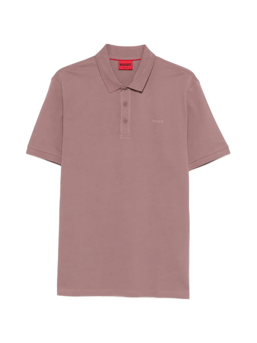 BOSS buttoned polo shirt - Rosa