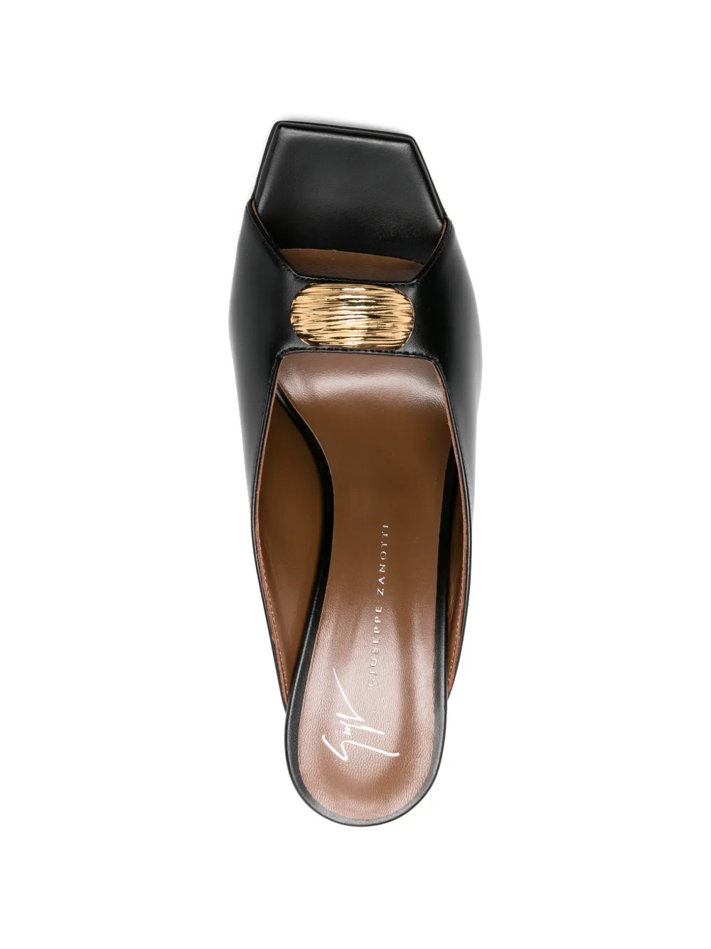 Giuseppe Zanotti Verfraaide sandalen Zwart