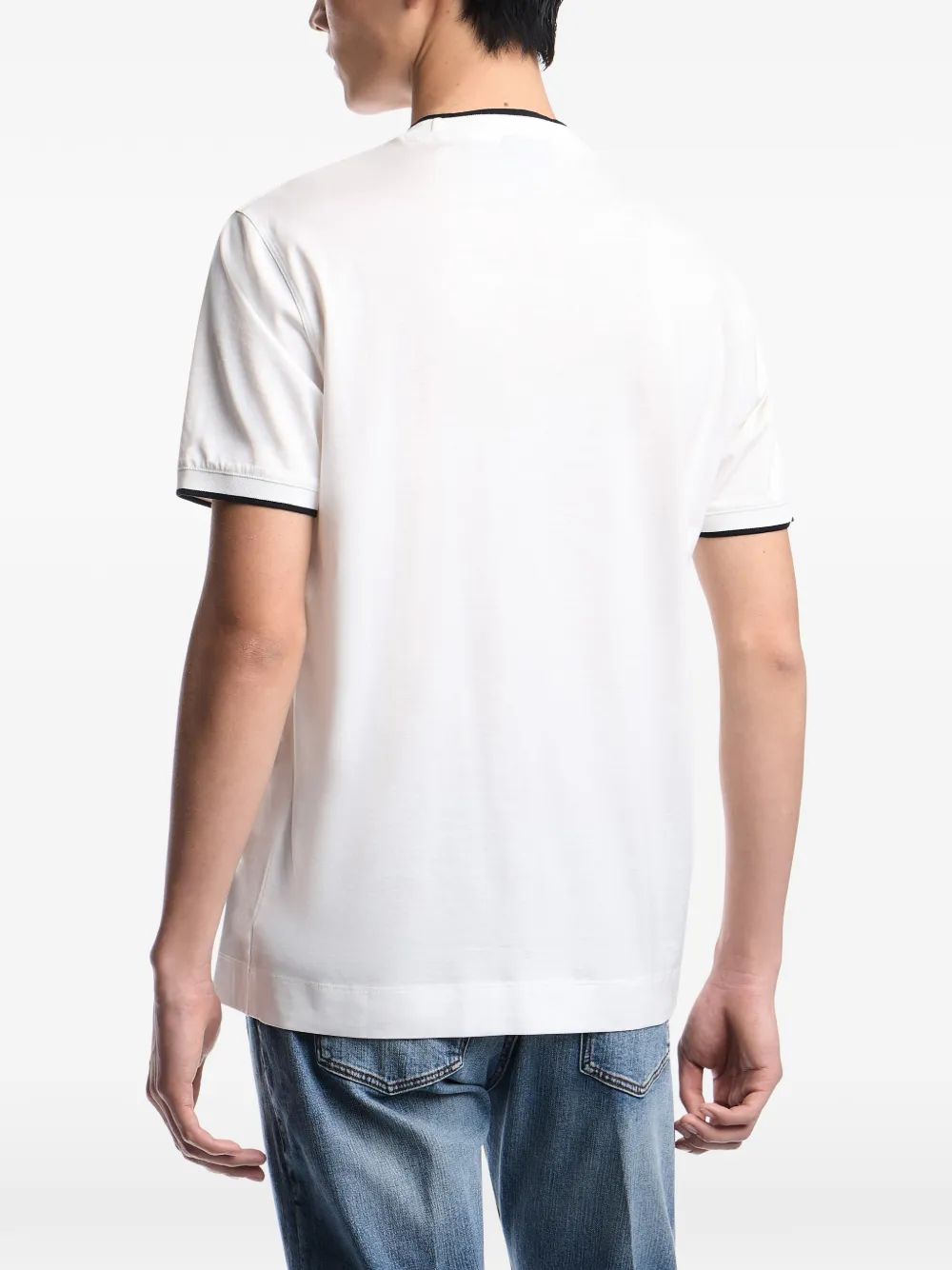 Emporio Armani T-shirt met logodetail Wit