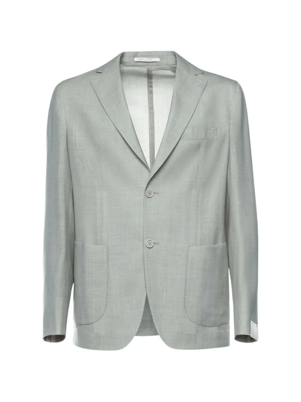 Eleventy single-breasted notched-lapels jacket - Grigio