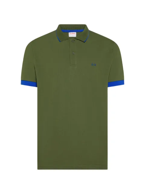 Sun68 trim polo shirt