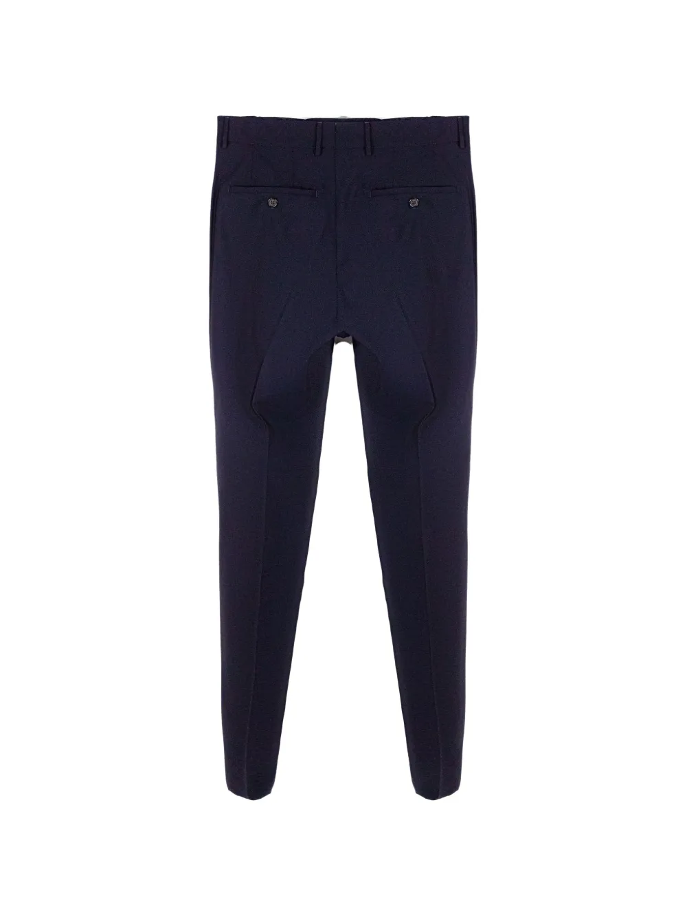Incotex Broek met paspelzakken en knoop Blauw