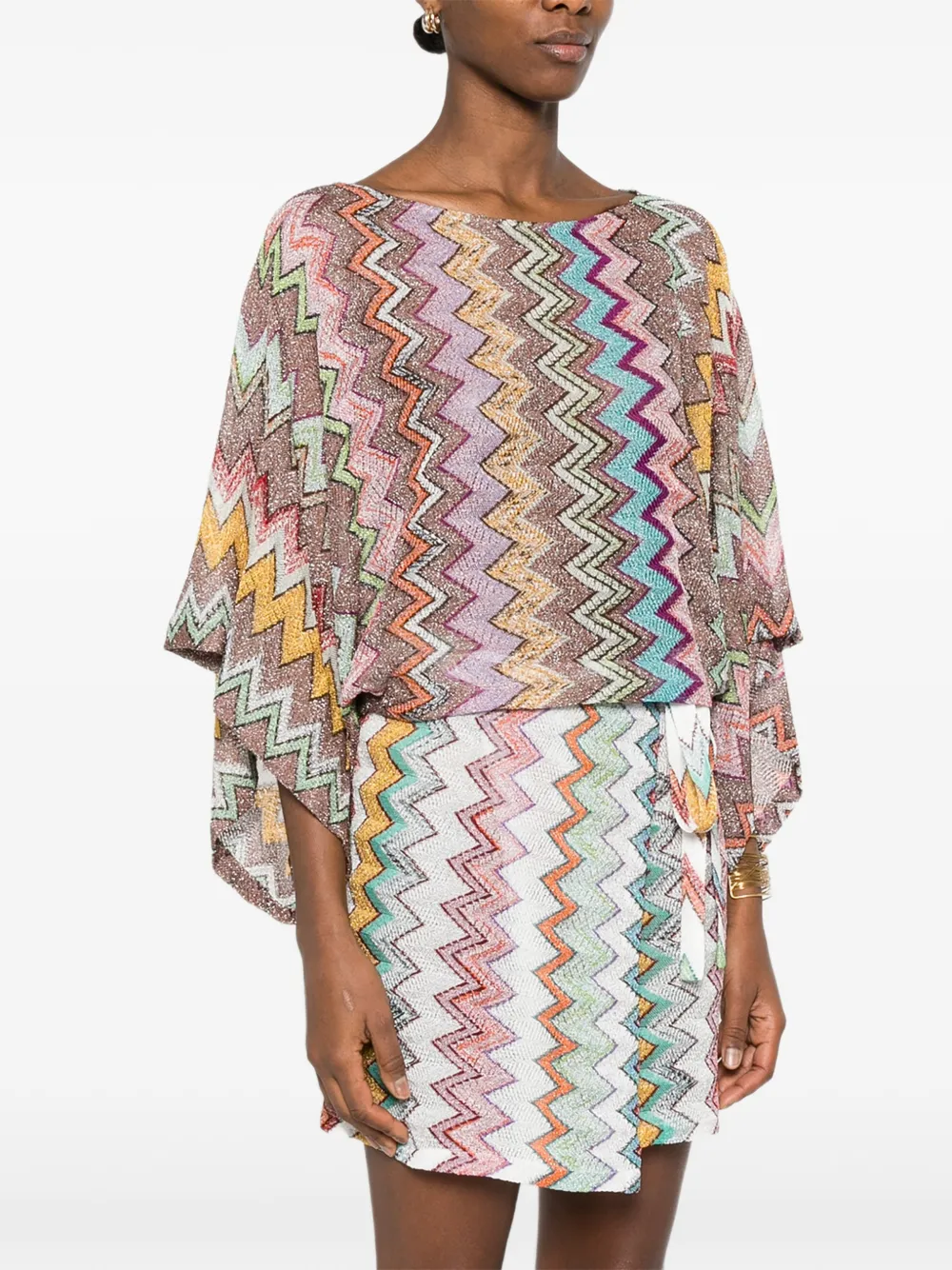  Missoni Zigzag Blouse - Pink 
