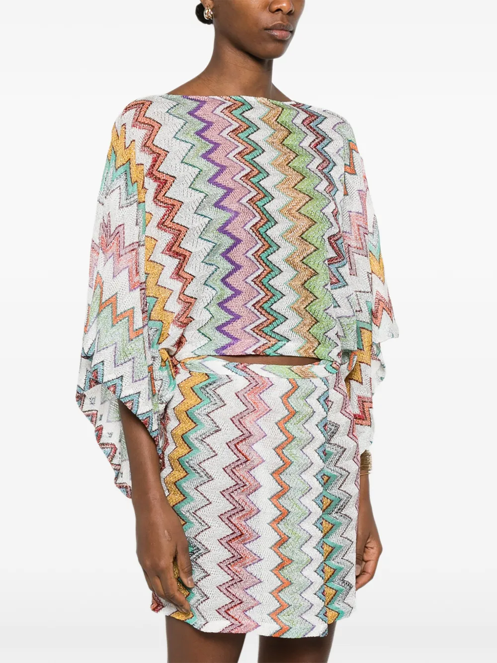  Missoni Zigzag-pattern Blouse - White 