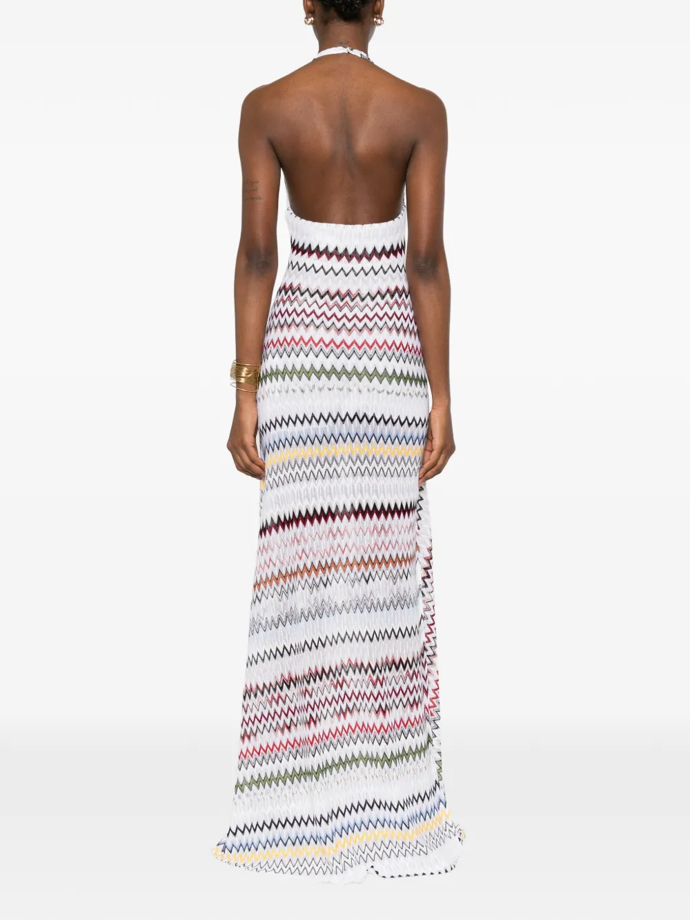 Missoni Jurk met zigzag patroon Wit