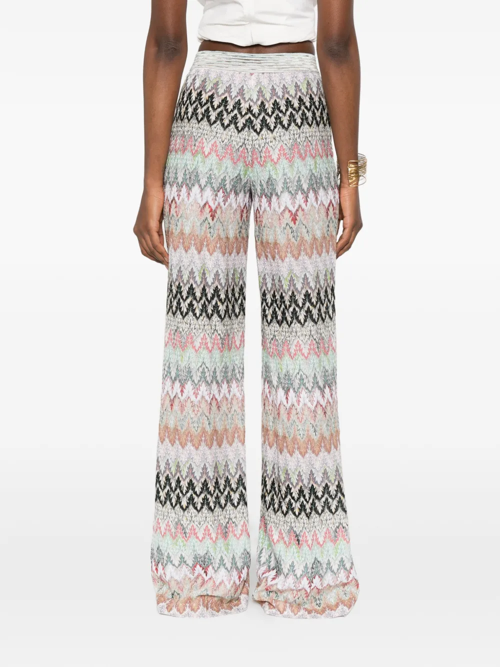 Missoni Broek met zigzagpatroon Beige