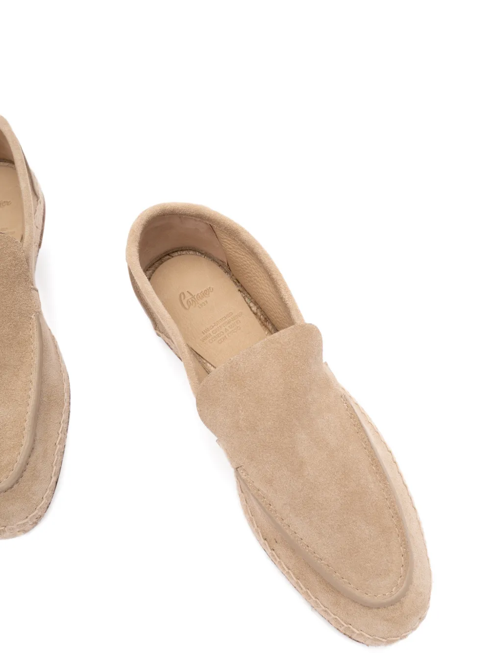 Castañer Leren espadrilles Beige
