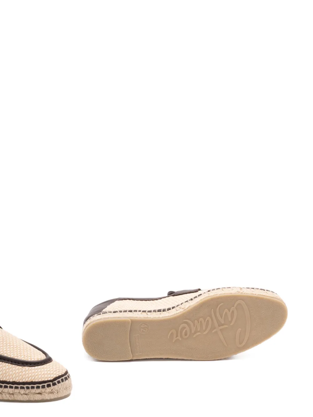 Castañer Norris tweekleurige espadrilles Beige