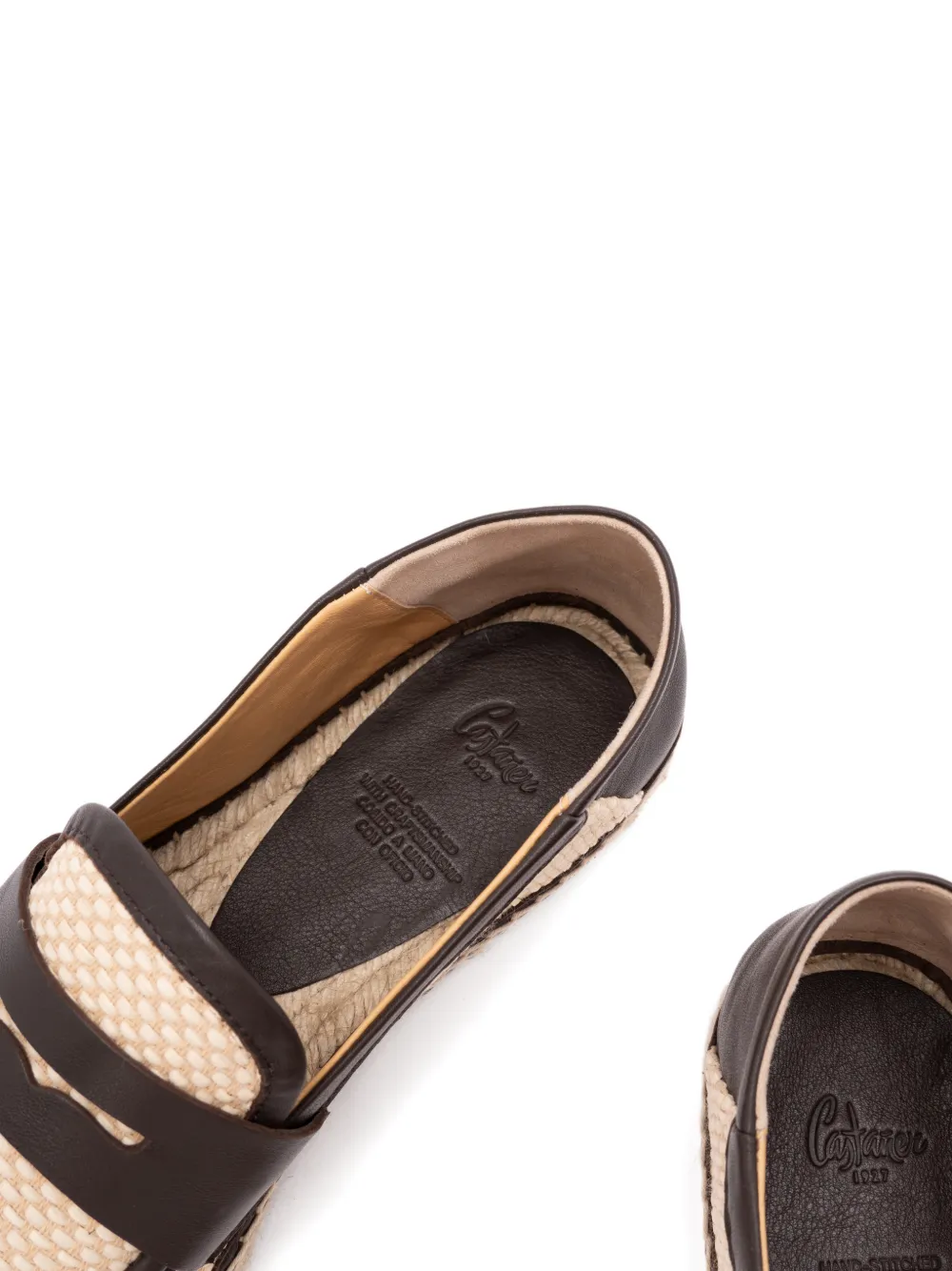 Castañer Norris tweekleurige espadrilles Beige