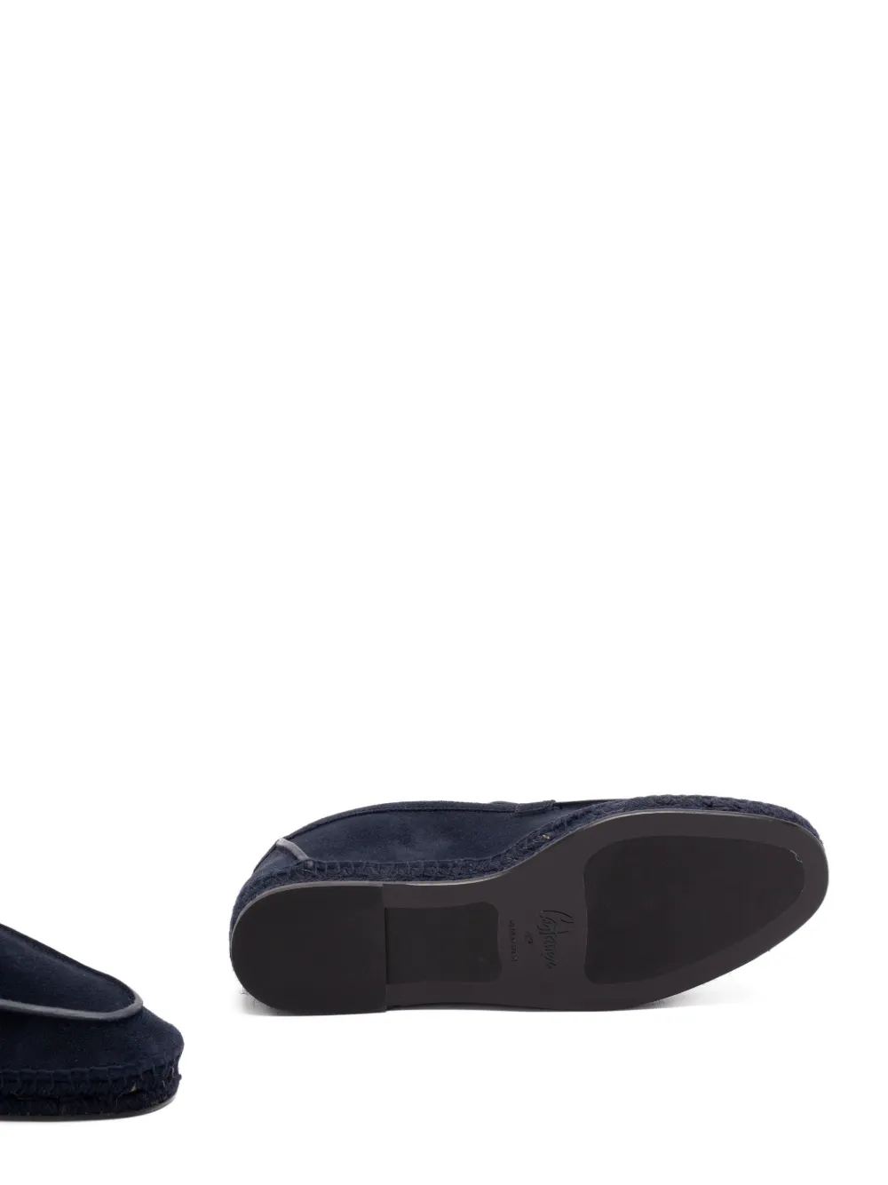 Castañer Leren espadrilles Blauw