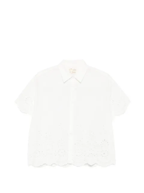 MC2 Saint Barth chemise en broderie anglaise