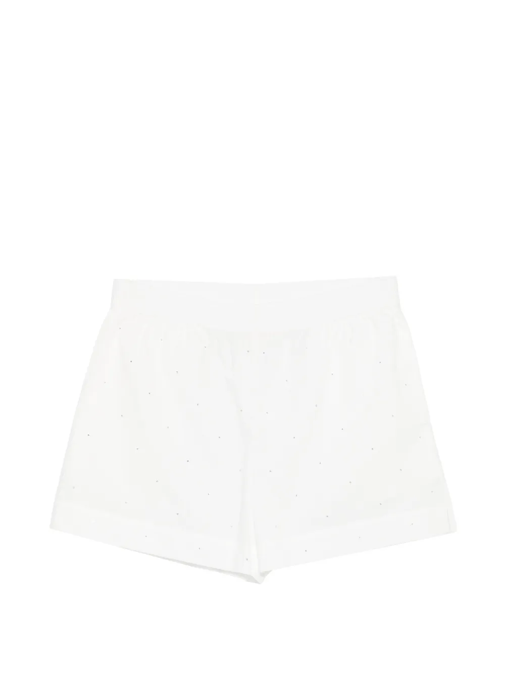 MC2 Saint Barth Meave shorts verfraaid met kristallen Wit