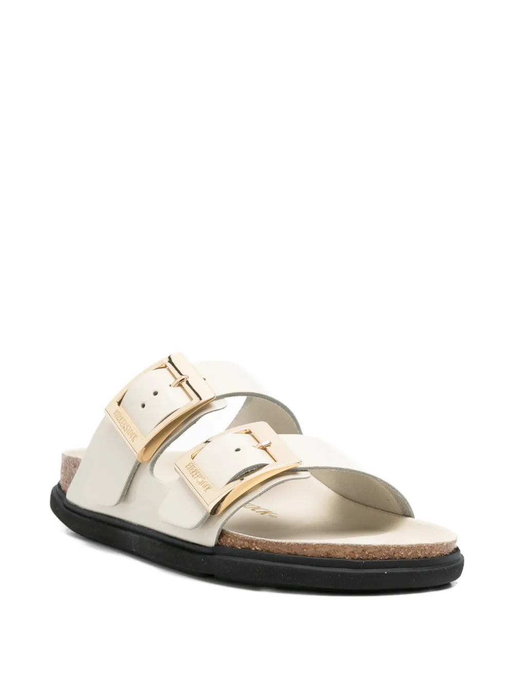 Birkenstock Arizona Droplet sandalen met gesp Beige