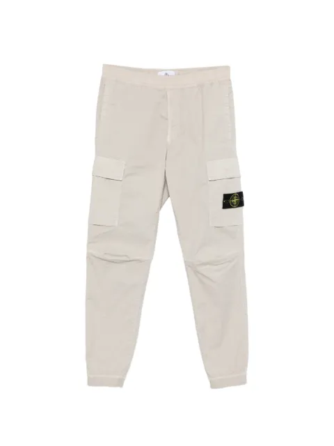 Stone Island pantalones cargo con parche del logo