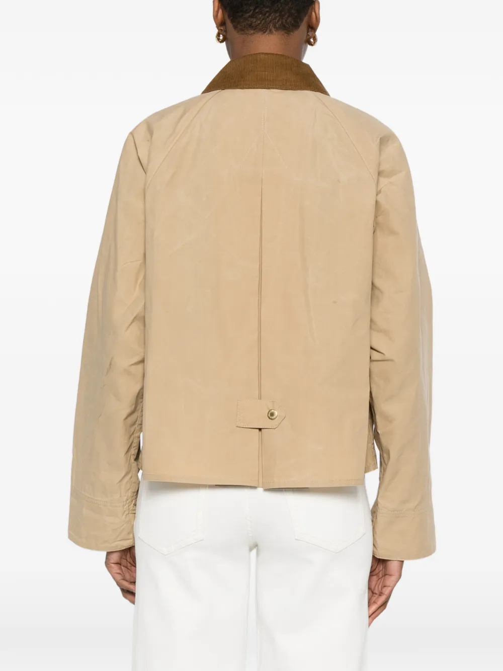 Barbour ポリエステルコーデュロイカラージャケット Barbour コーデュロイカラー ジャケット | ニュートラル | FARFETCH JP