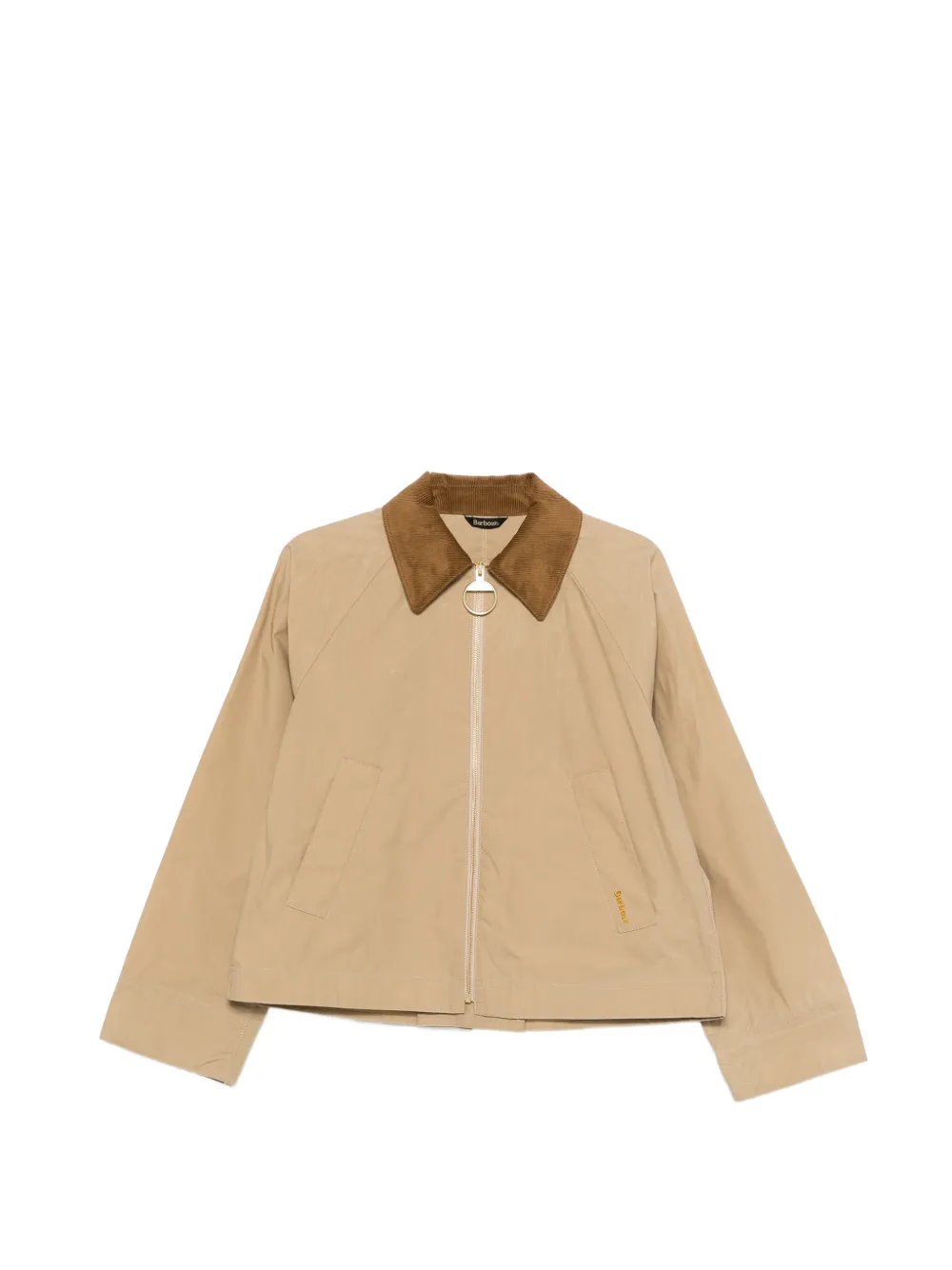 Barbour corduroy-collar jacket - Toni neutri
