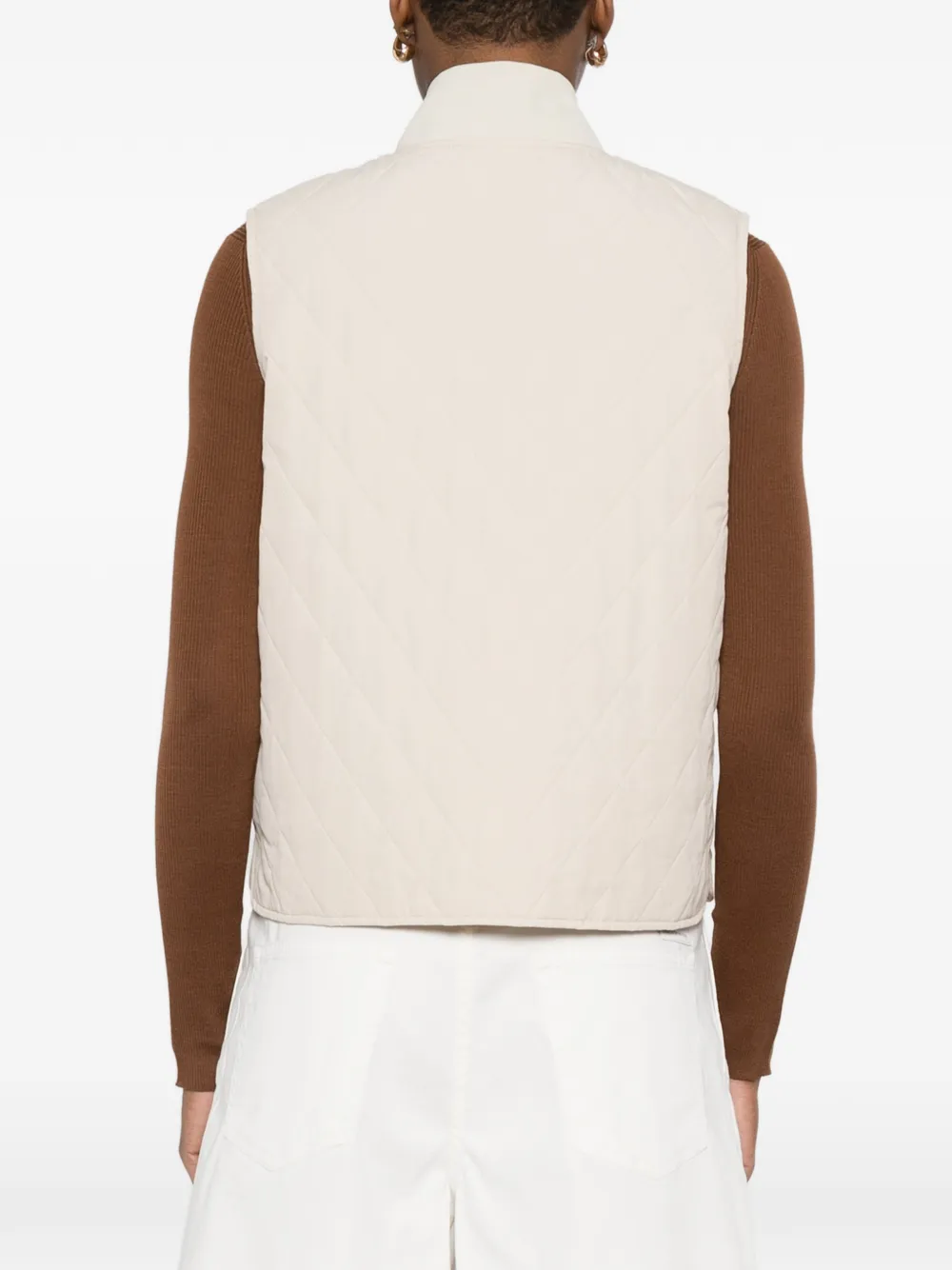 Barbour Bodywarmer met rits Beige