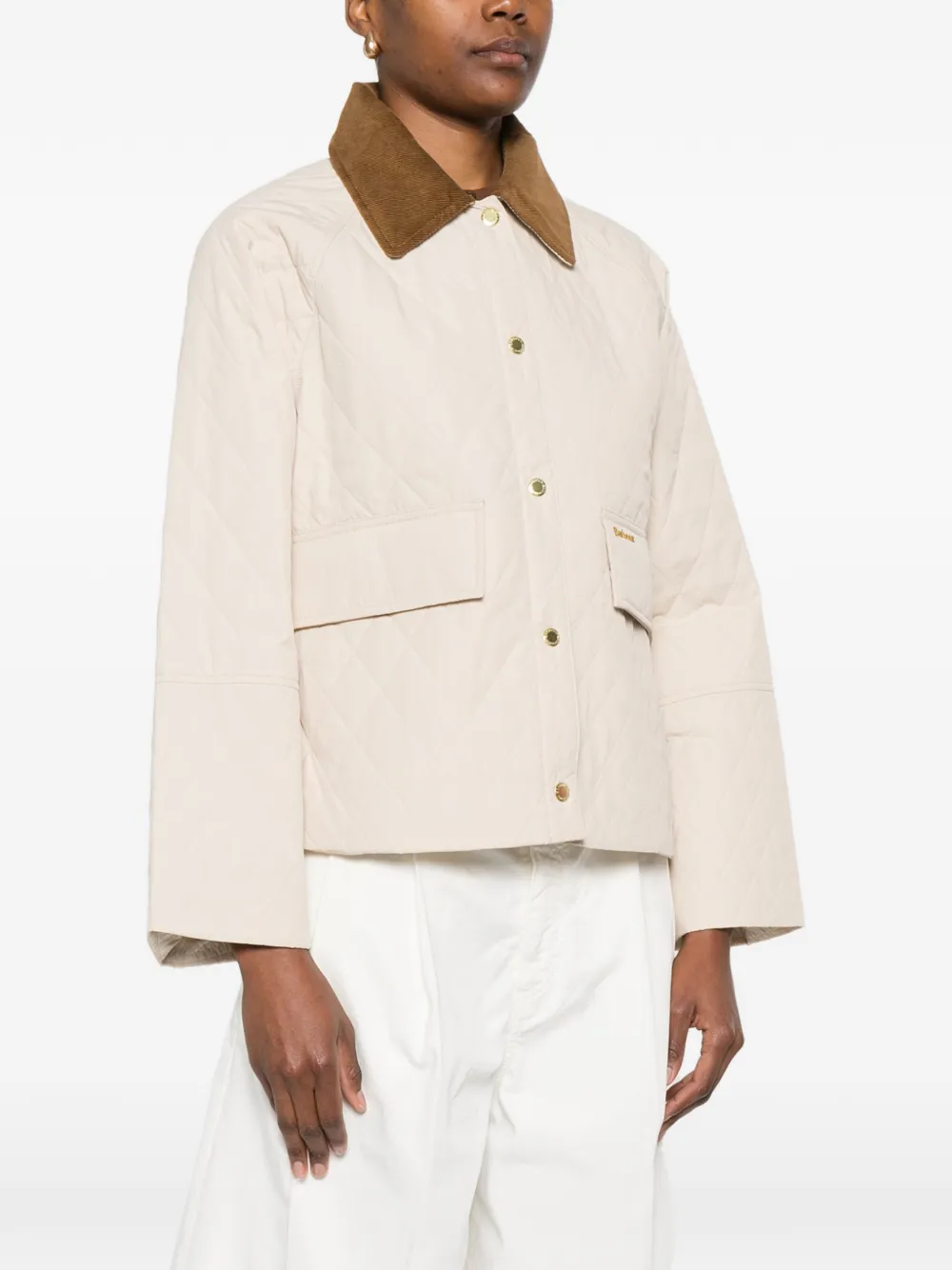  Barbour Corduroy-collar Jacket - Neutrals 