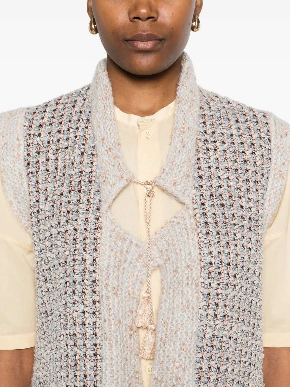 Forte Mouwloos vest Grijs