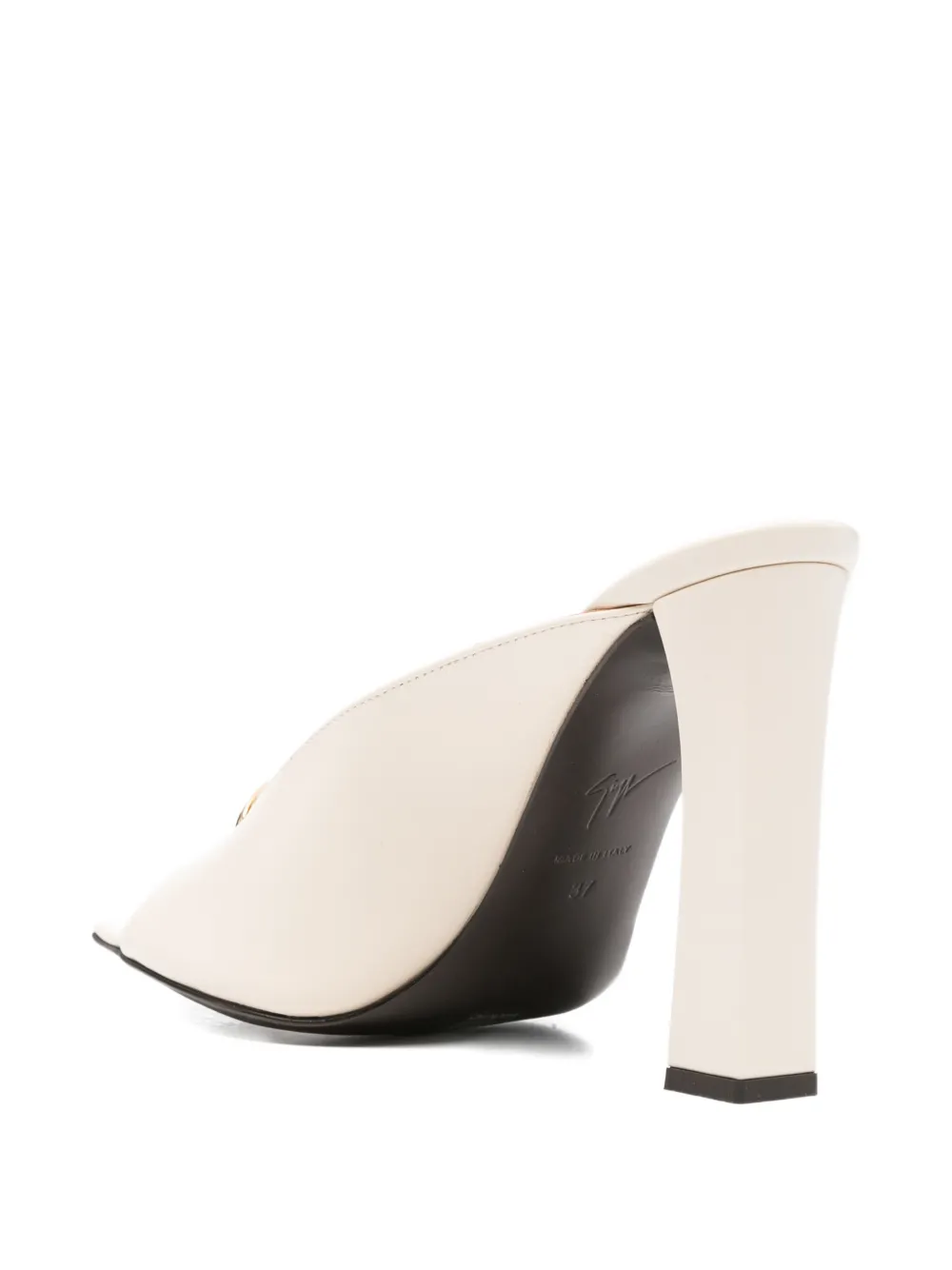 Giuseppe Zanotti Leren sandalen Beige