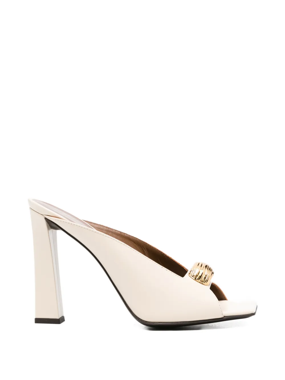 Giuseppe Zanotti Leren sandalen Beige