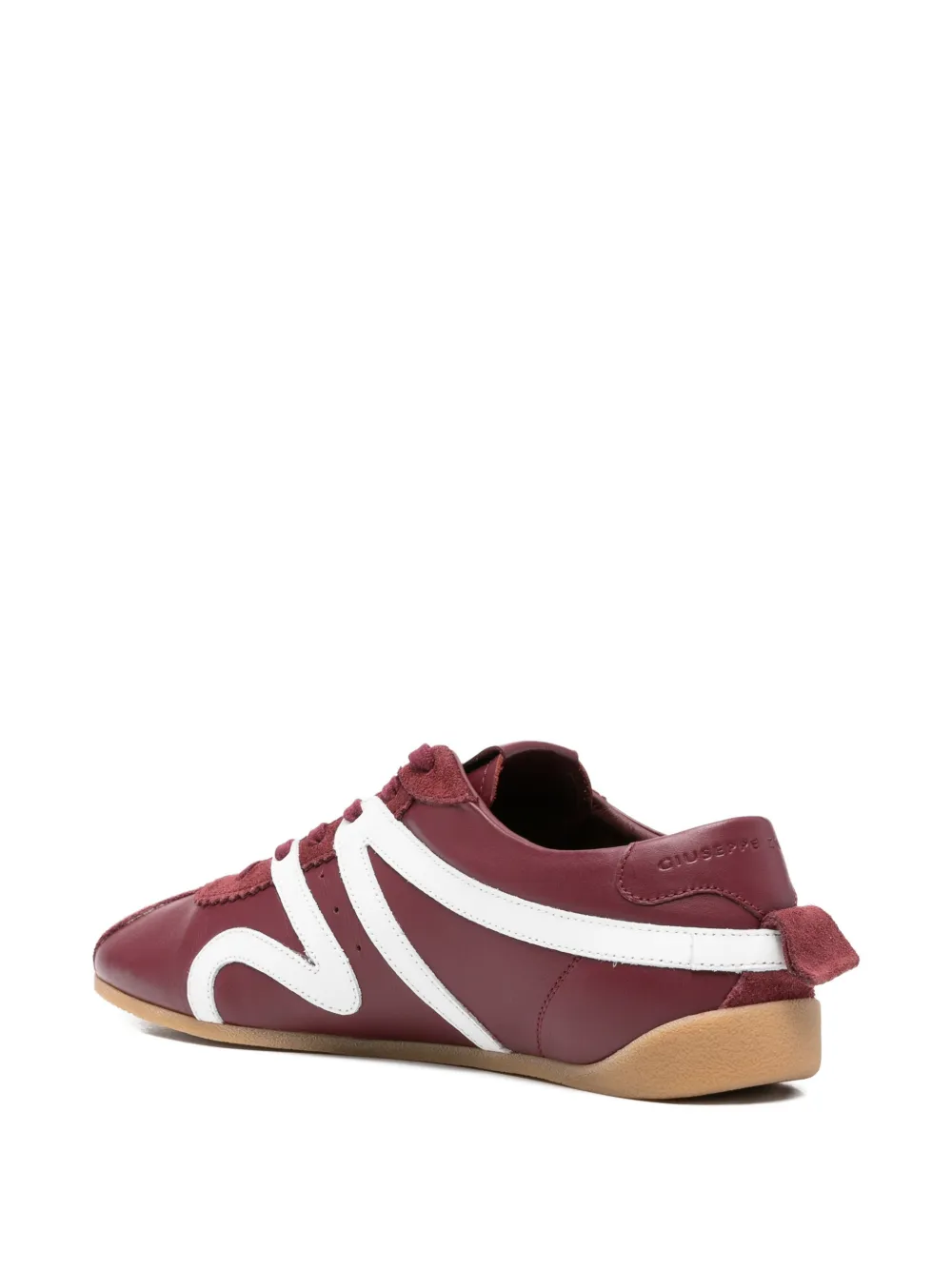 Giuseppe Zanotti Suède sneakers met detail Rood