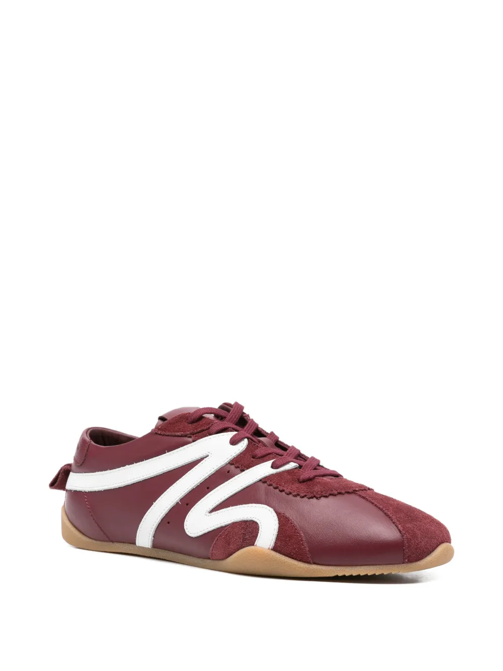 Giuseppe Zanotti Suède sneakers met detail Rood