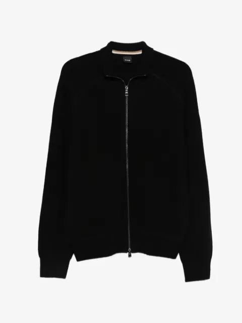 BOSS Cardigan mit Reißverschluss