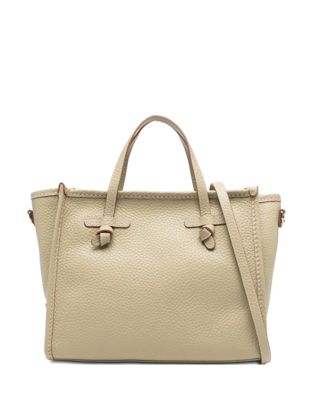 GIANNI CHIARINI Miss Marcella 32 leather tote bag - Toni neutri