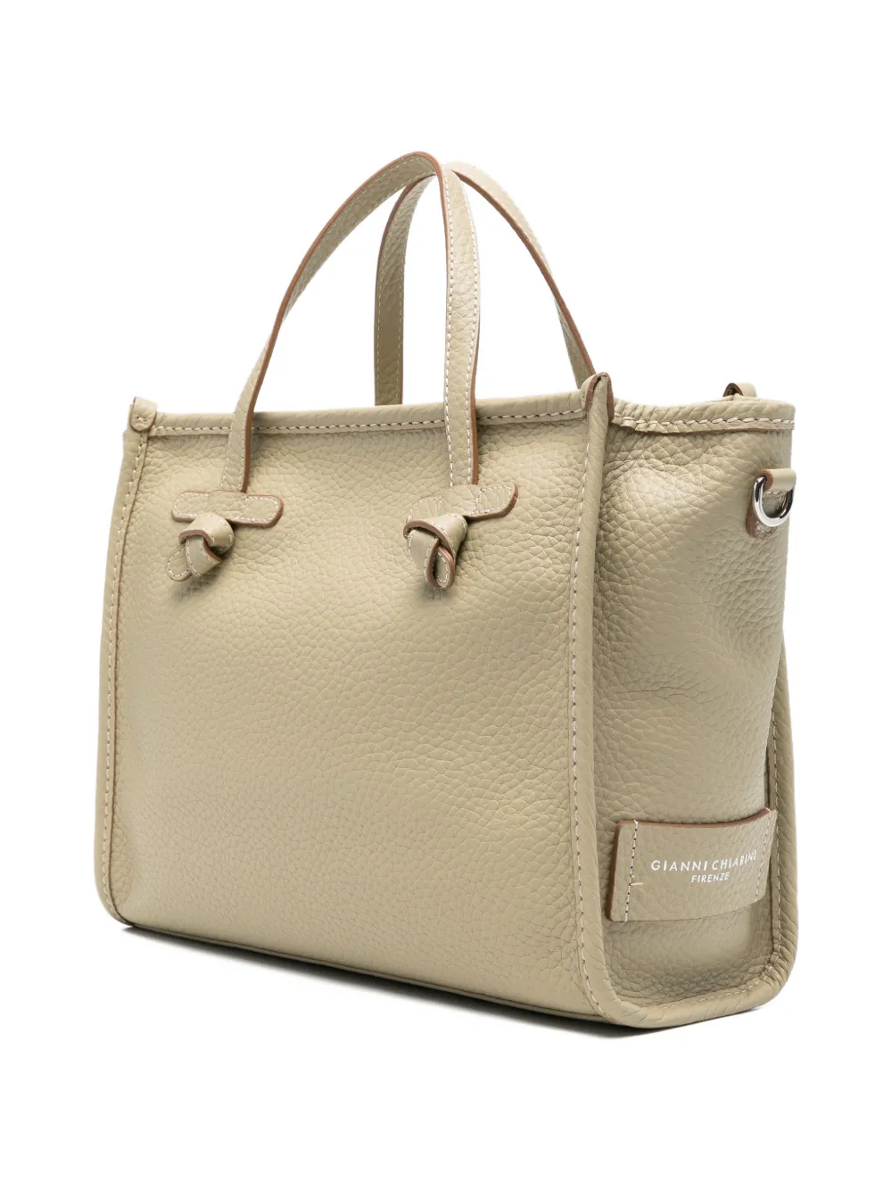 GIANNI CHIARINI Miss Marcella 32 leren shopper Beige