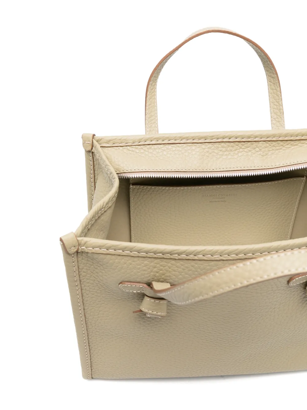 GIANNI CHIARINI Miss Marcella 32 leren shopper Beige