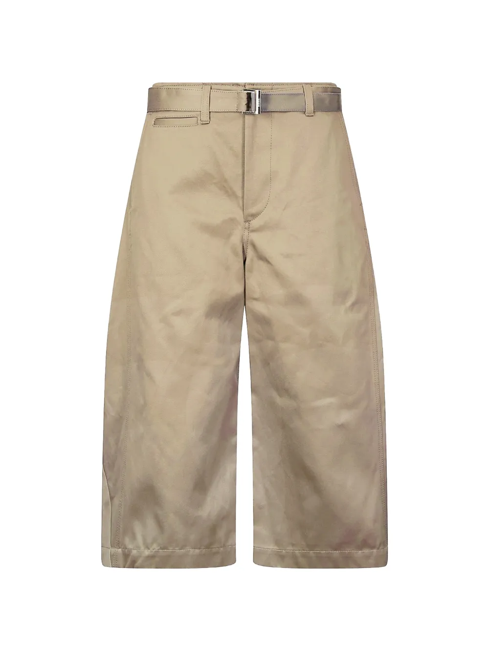 sacai belted trousers - Toni neutri