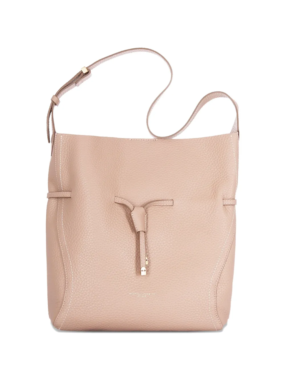 GIANNI CHIARINI Borsa a spalla con coulisse - Toni neutri