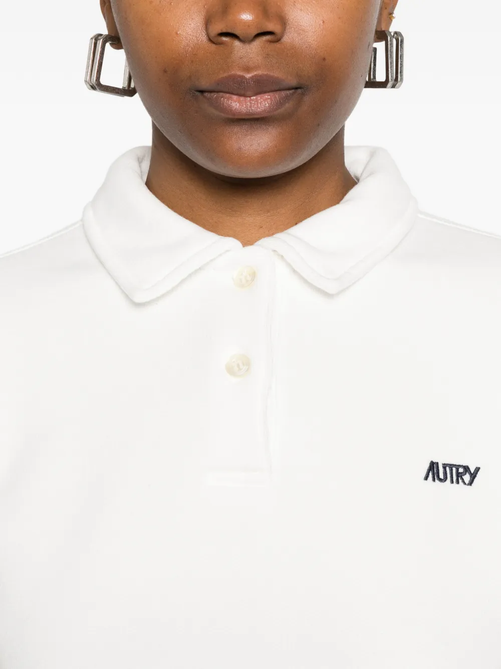 Autry Mini-jurk met polokraag Wit