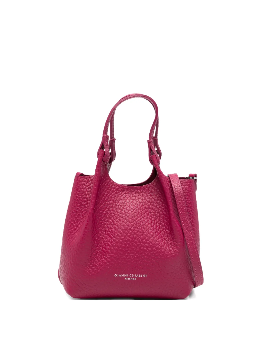 GIANNI CHIARINI Borsa Dua mini in pelle - Rosa