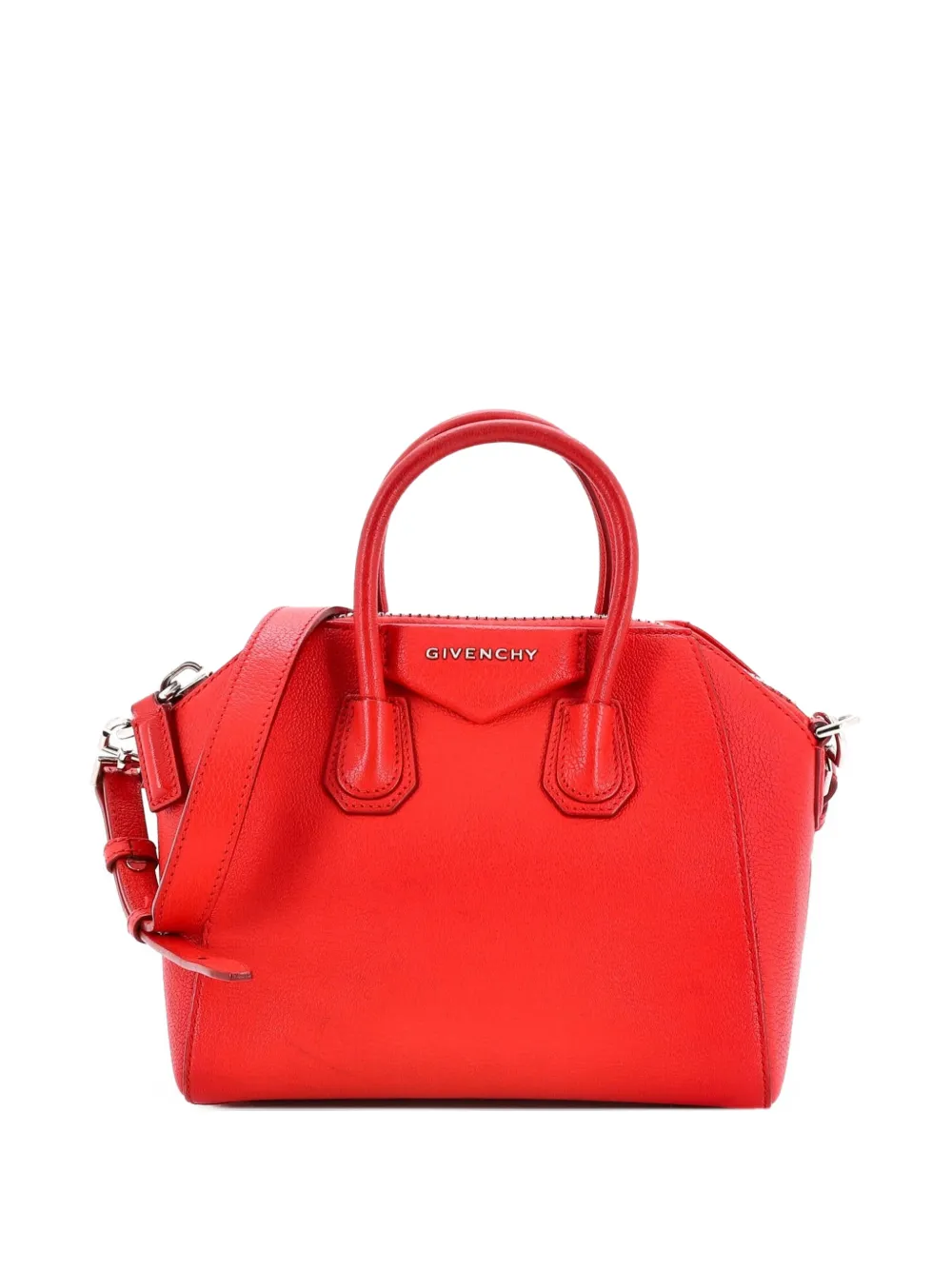 Givenchy Pre-Owned Antigona Bag Leather Mini crossbody bag - Rosso