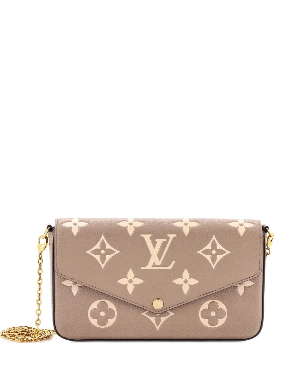 Louis Vuitton Pre-Owned Felicie Pochette Bicolor Monogram Empreinte Giant crossbody bag - Neutrals