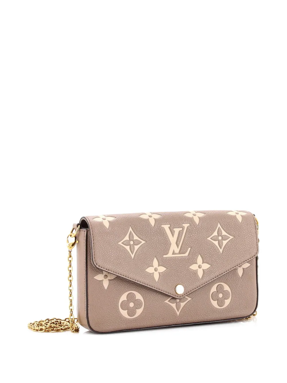 Felicie Pochette Bicolor Monogram Empreinte Giant Crossbody Bag