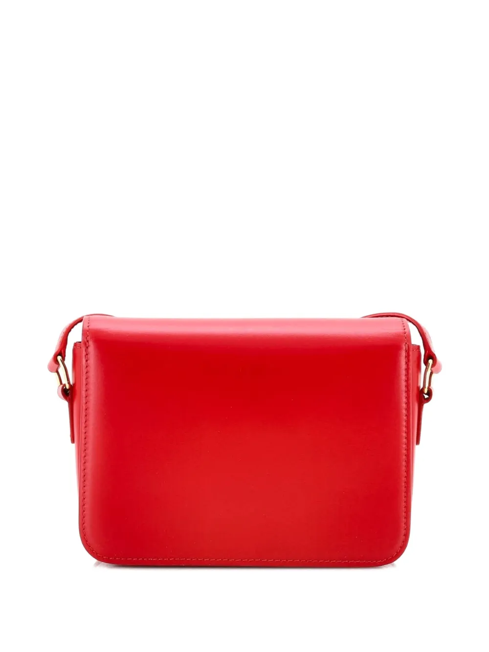  Celine Pre-owned Triomphe Shoulder Bag Smooth Calfskin Teen Crossbody Bag - Red 