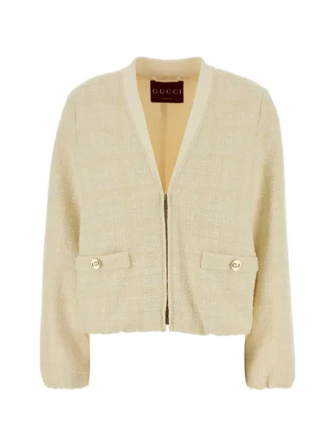 Gucci tweed pocket jacket