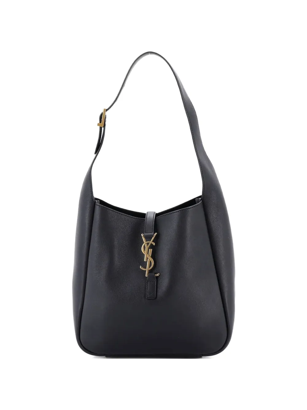 Saint Laurent Pre-Owned Le 5 a 7 Supple Leather Small hobo bag - Black