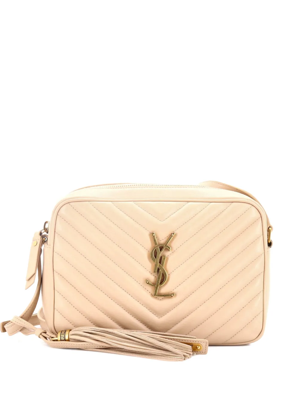 Saint Laurent Pre-Owned Lou Camera Bag Matelasse Chevron Leather Small crossbody bag - Toni neutri