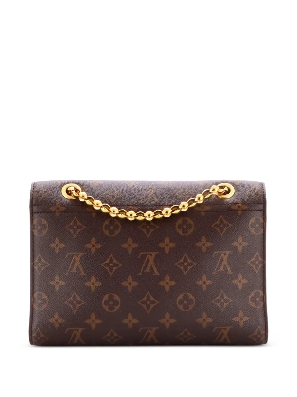 Louis Vuitton Pre-owned Victoire Handbag Monogram Canvas and Leather Shoulder Bag in Brown, view 2