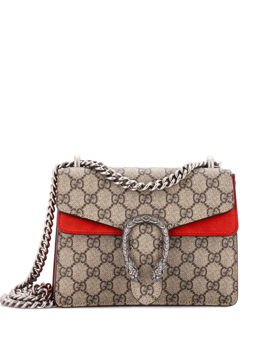 Gucci Pre-Owned Dionysus Bag GG Coated Canvas Mini crossbody bag - Marrone