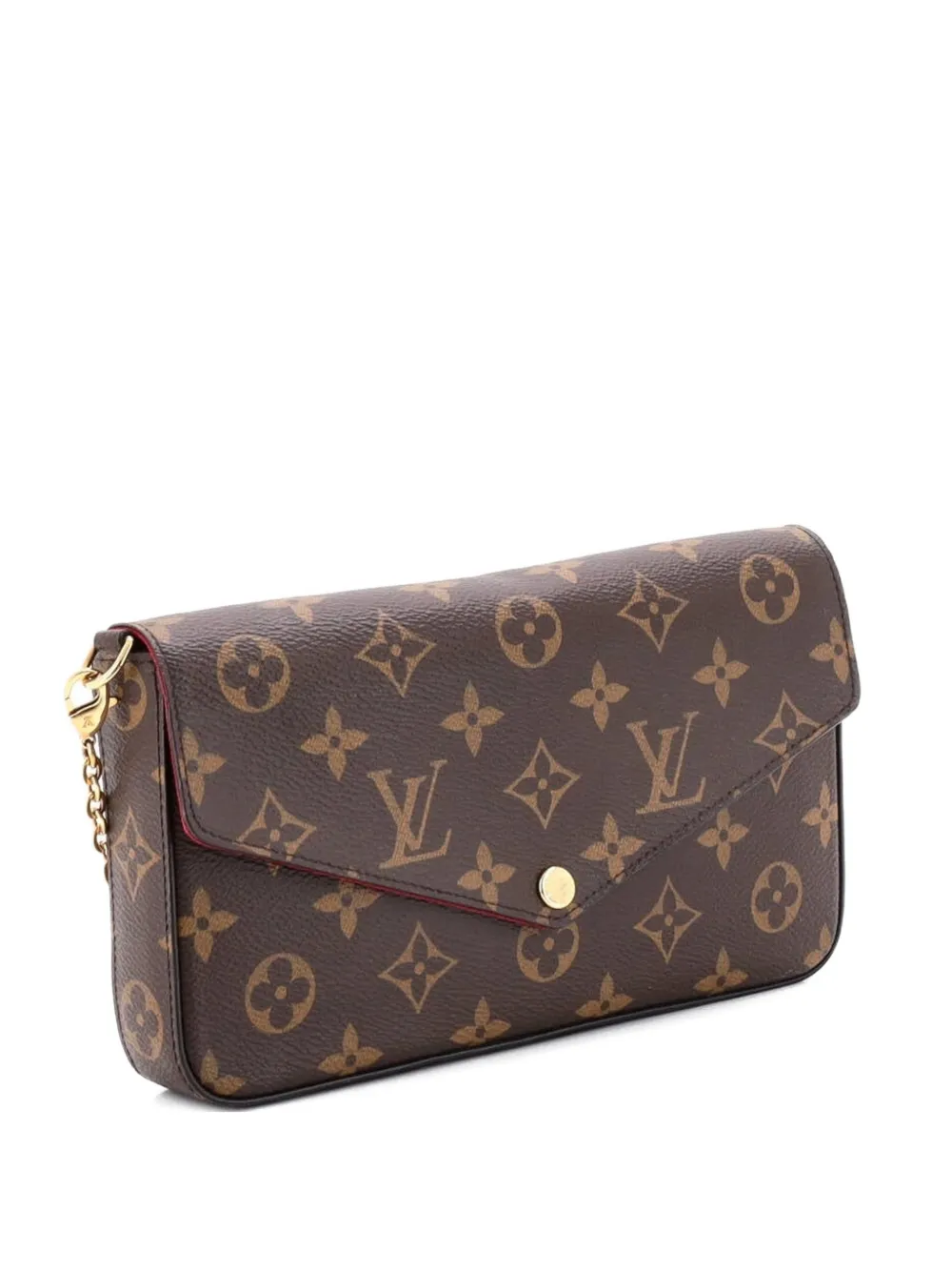Louis Vuitton Pre-Owned Felicie Pochette Monogram Canvas crossbody bag - Braun