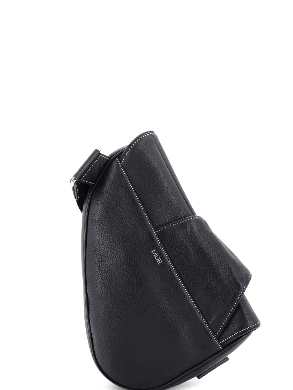 KAWS Saddle Leather with Applique crossbody bag