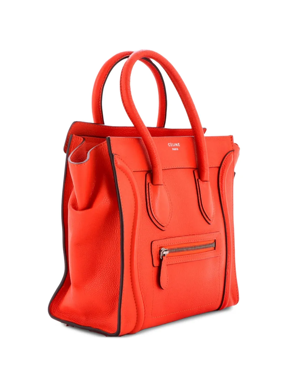 Luggage Bag Grainy Leather Micro tote bag