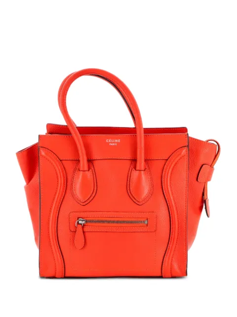Celine Pre-Owned tote micro de piel granulada