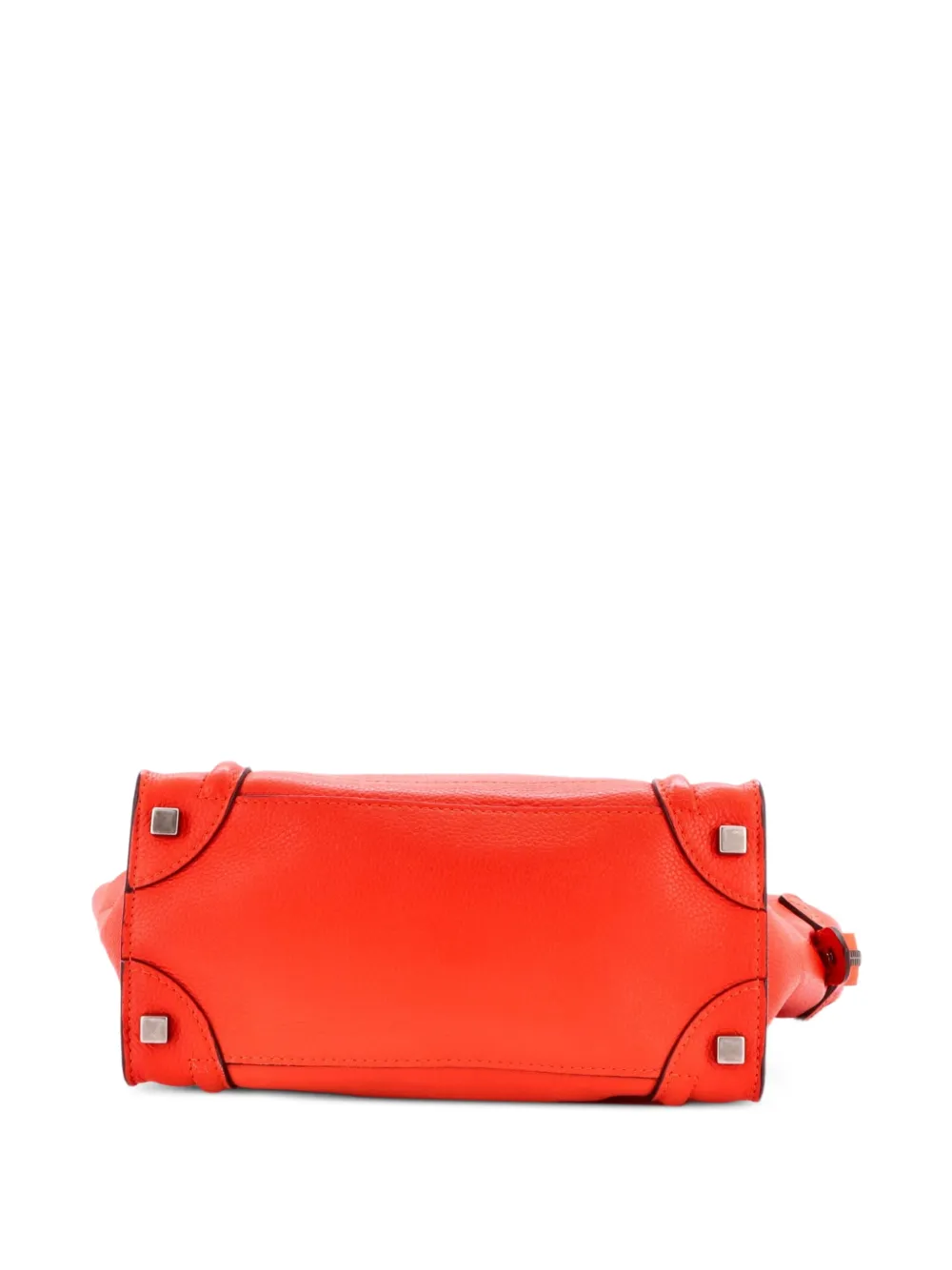 Luggage Bag Grainy Leather Micro Tote Bag
