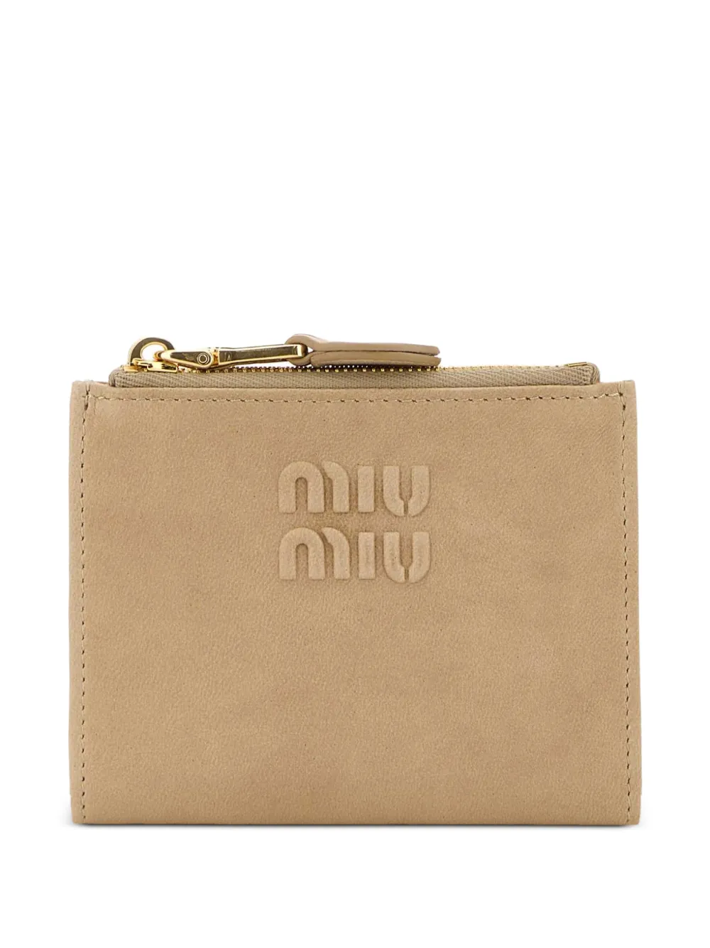 Miu Miu pink leather wallet - Toni neutri